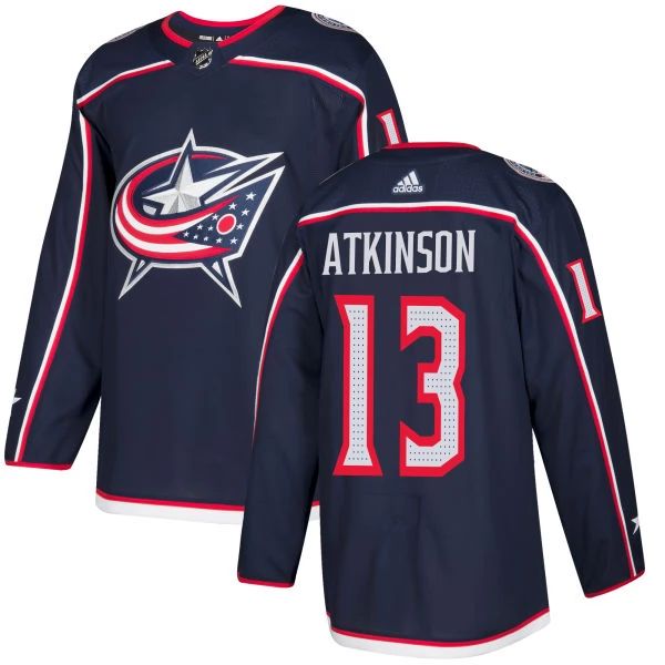 Kinder Columbus Blue Jackets Eishockey Trikot Cam Atkinson #13 Navy Authentic